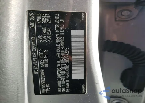 2015 Volvo S60 Premier from USA, damaged, VIN YV1612TK0F2366791